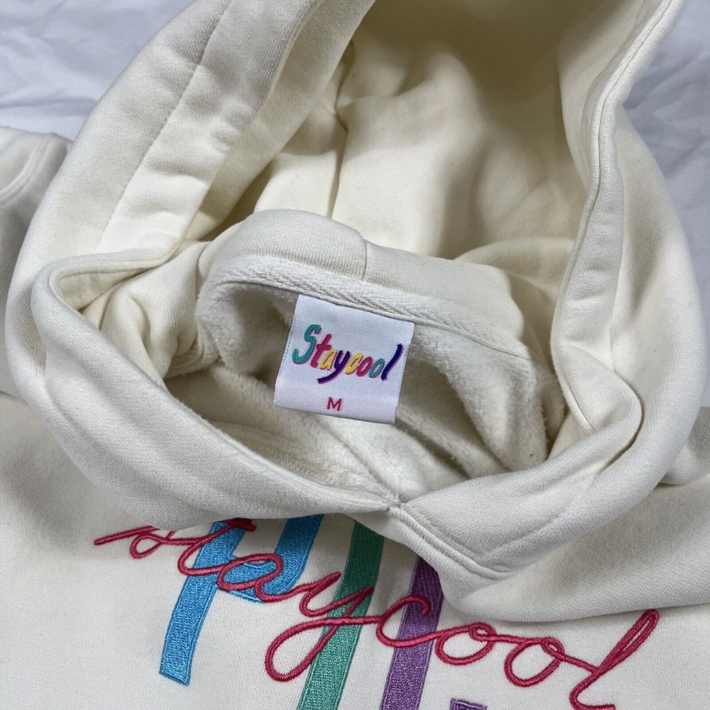Stay Cool NYC X Palm Tree Crew Men's Embroidered Hoodie Size Medium - Picture 5 of 9